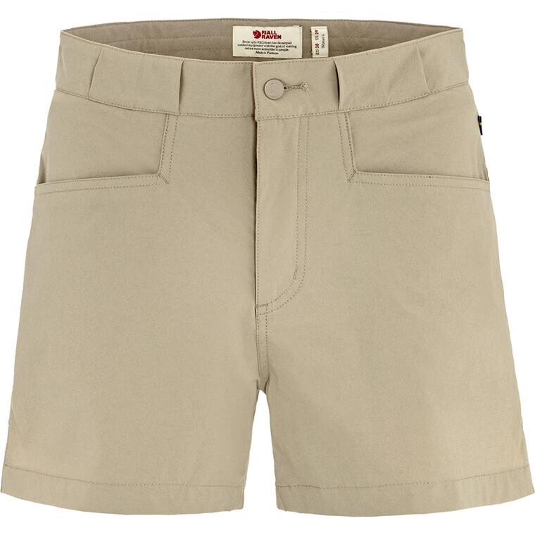 Fjällräven Womens High Coast Lite Shorts  (Hvid (FOSSIL/118) 34)