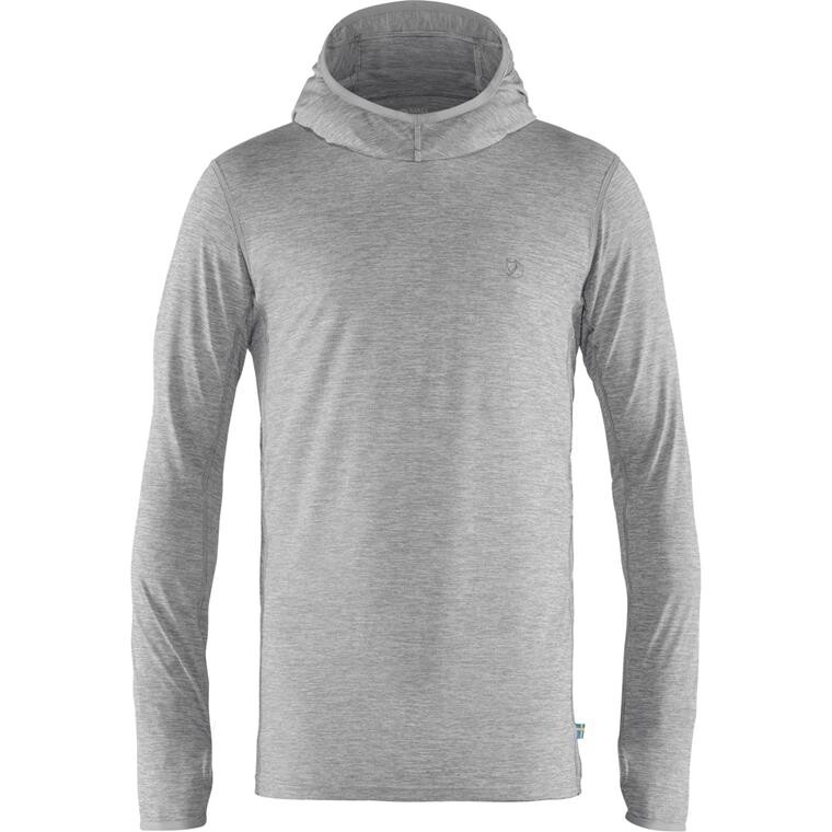 Fjällräven Mens Abisko Sun-hoodie  (Grå (SHARK GREY/016) X-small)