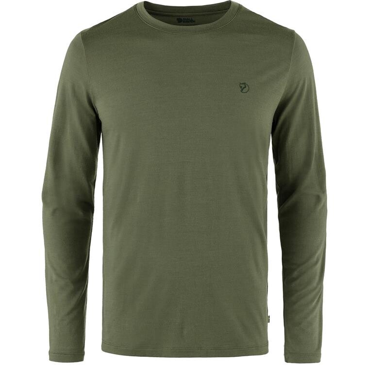 Fjällräven Mens Abisko Wool L/S  (Grøn (LAUREL GREEN/625) X-small)
