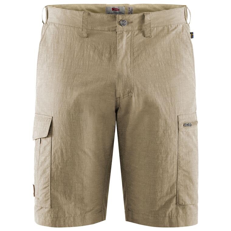 Fjällräven Mens Travellers Mt Shorts  (Beige (LIGHT BEIGE/191) 44)