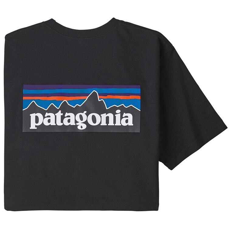 Patagonia Mens P-6 Logo Responsibili-Tee  (Sort (BLACK) Small)