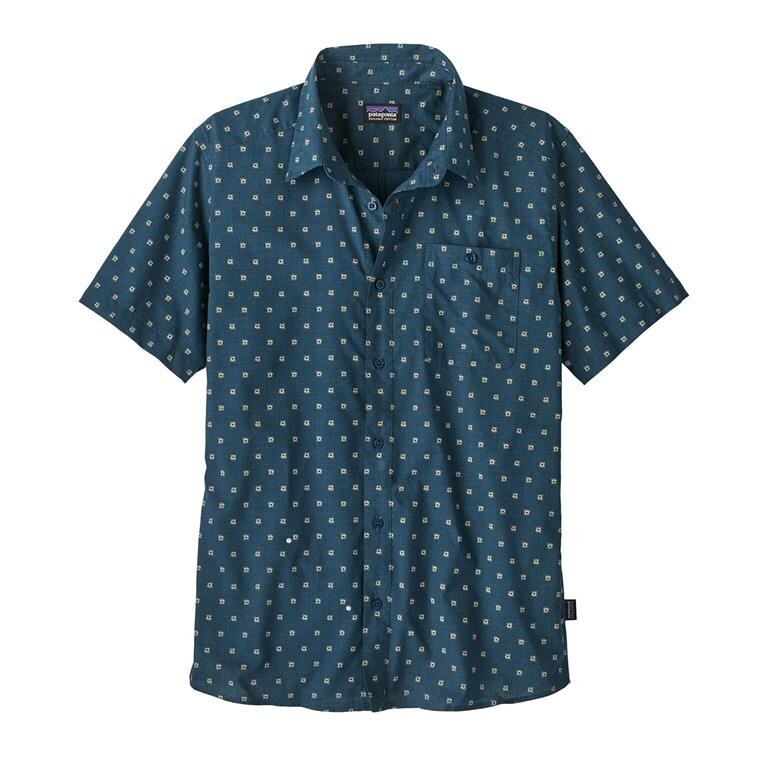 Patagonia Mens Go To Shirt  (Blå (SUN BEAMS: LAGOM BLUE) Small)