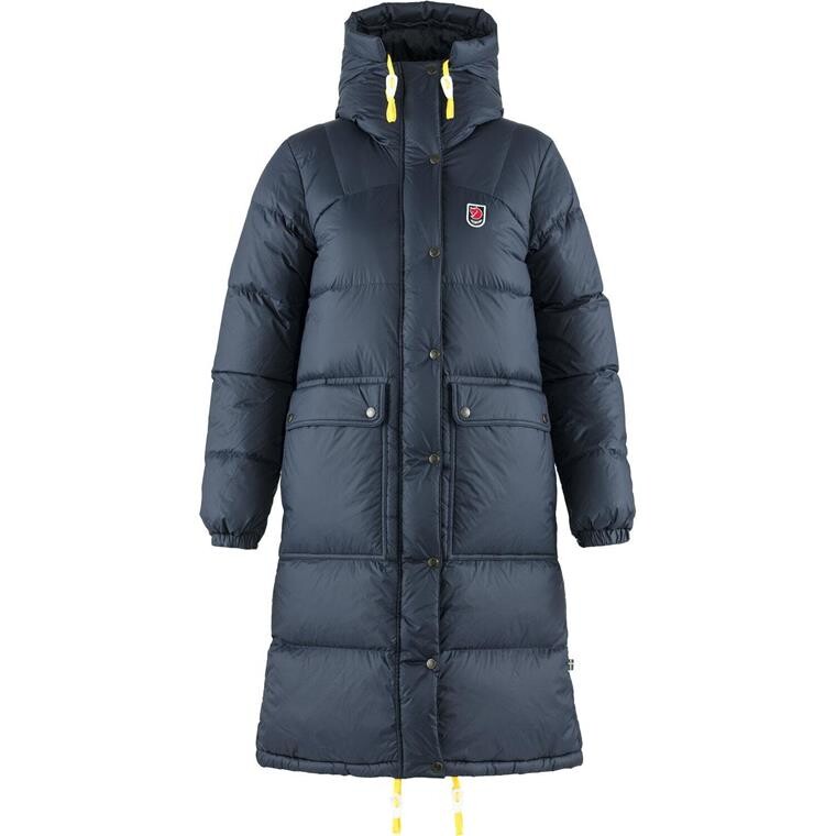 Fjällräven Womens Expedition Long Down Parka  (Blå (NAVY/560) XX-small)