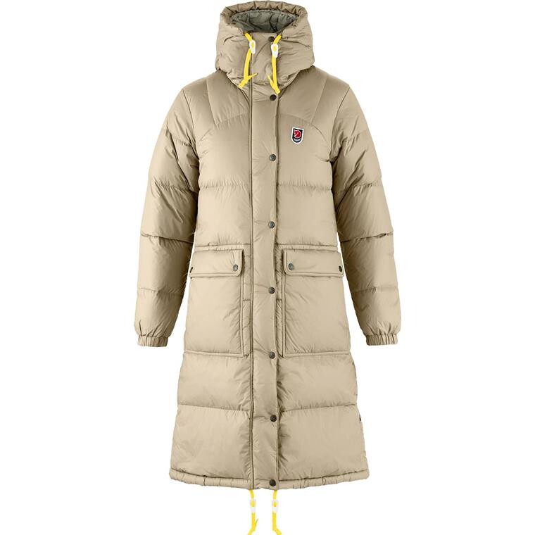 Fjällräven Womens Expedition Long Down Parka  (Hvid (FOSSIL/118) XX-small)
