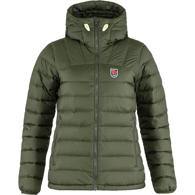 Fjällräven Womens Expedition Pack Down Hoodie  (Grøn (DEEP FOREST/662) XX-small)