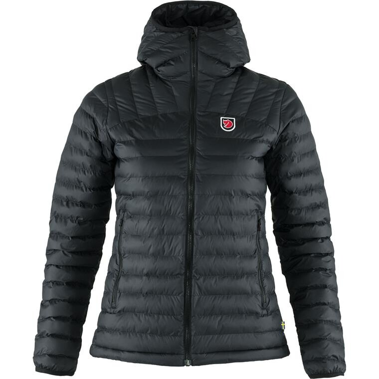 Fjällräven Womens Expedition Lätt Hoodie  (Sort (BLACK/550) XX-small)