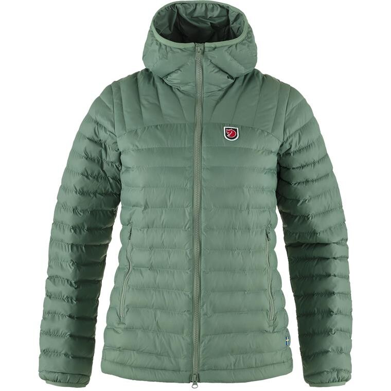 Fjällräven Womens Expedition Lätt Hoodie  (Grøn (PATINA GREEN/614) XX-small)