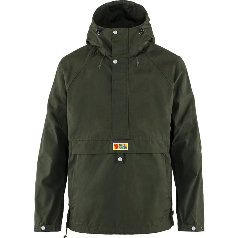 Fjällräven Mens Vardag Anorak  (Grøn (DEEP FOREST/662) X-small)
