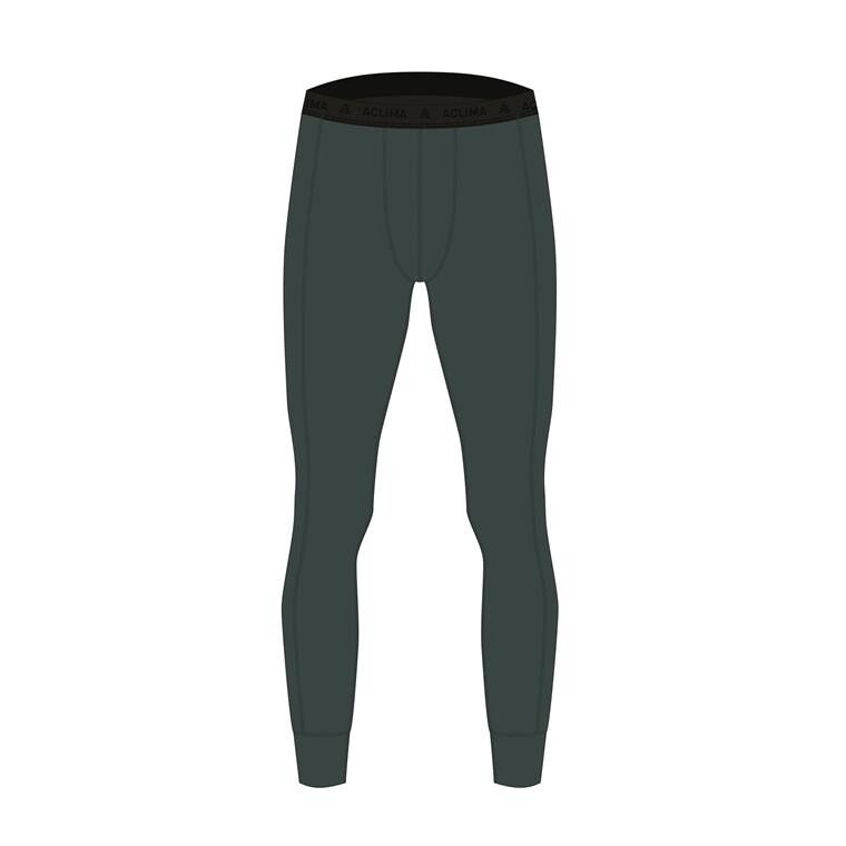 Aclima Mens WarmWool Longs  (Grøn (GREEN GABLES) X-small)