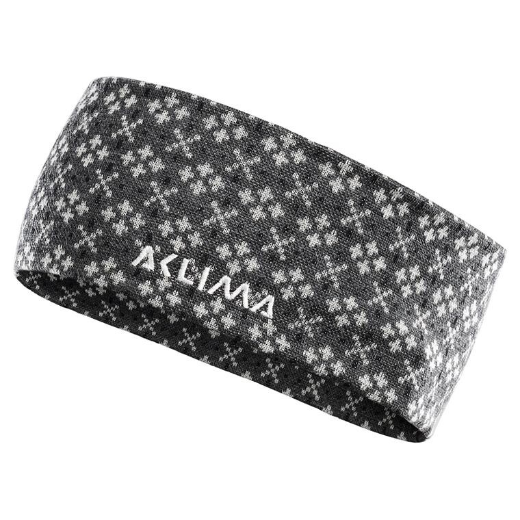 Aclima DesignWool Glitre Headband (Grå (ALM) One size)