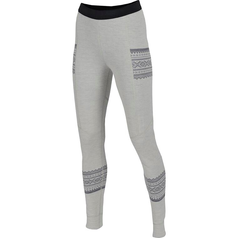Aclima Womens DesignWool Marius Longs  (Hvid (GRÅFJELL) X-small)