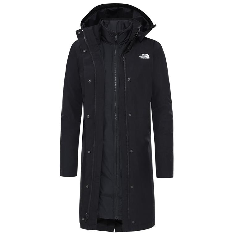 The North Face Womens Recycled Suzanne Triclimate Jacket (Sort (TNF BLACK/TNF BLACK) Small)