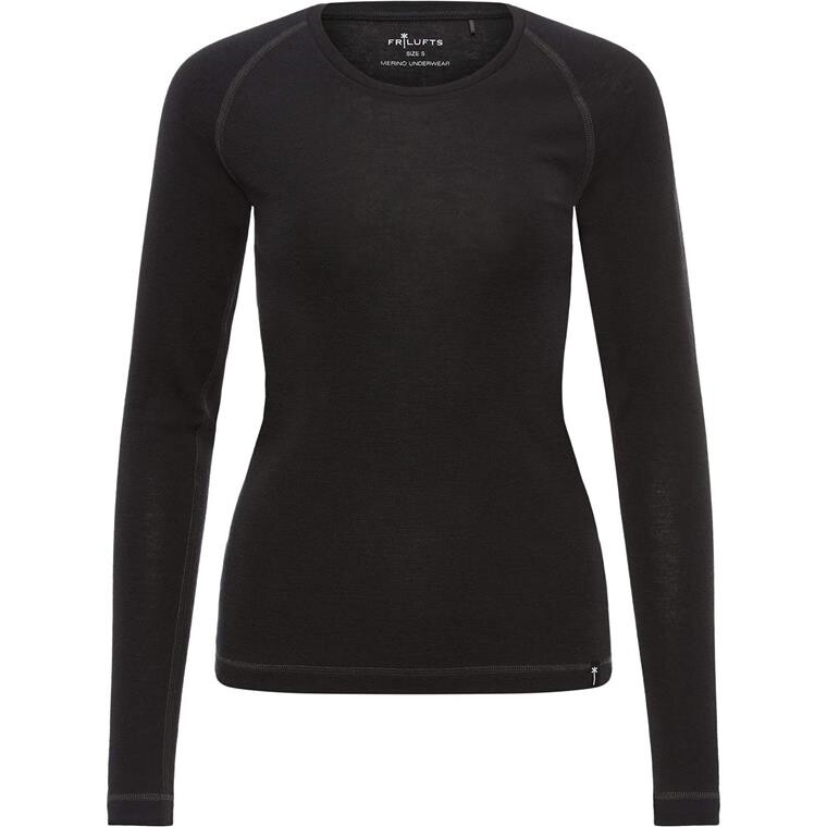 Frilufts Womens Nolsoy L/S  (Sort (CAVIAR) X-small)