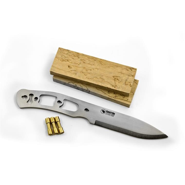 Casström No.10 Swedish Forrest Knife Kit (Beige (CURLI BIRCH/STAINLESS STEEL))