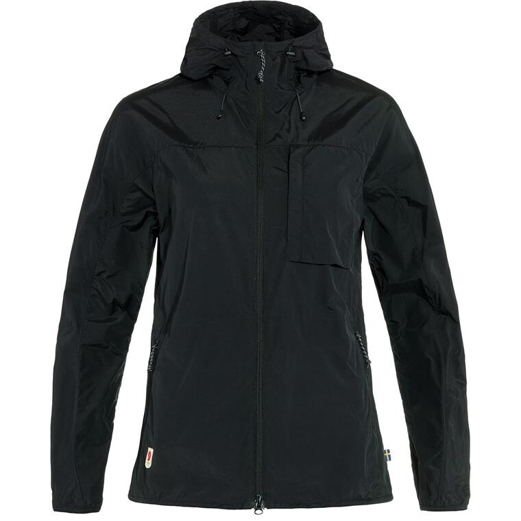 Fjällräven Womens High Coast Wind Jacket  (Sort (BLACK/550) X-small)