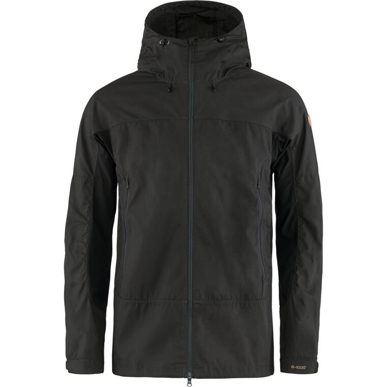 Fjällräven Mens Abisko Lite Trekking Jacket (Grå (DARK GREY-BLACK/030-550) Small)