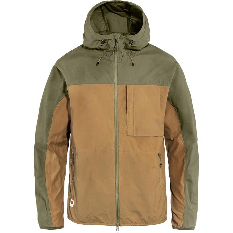 Fjällräven Mens High Coast Wind Jacket  (Brun (BUCKWHEAT BROWN-GREEN/232-620) Small)