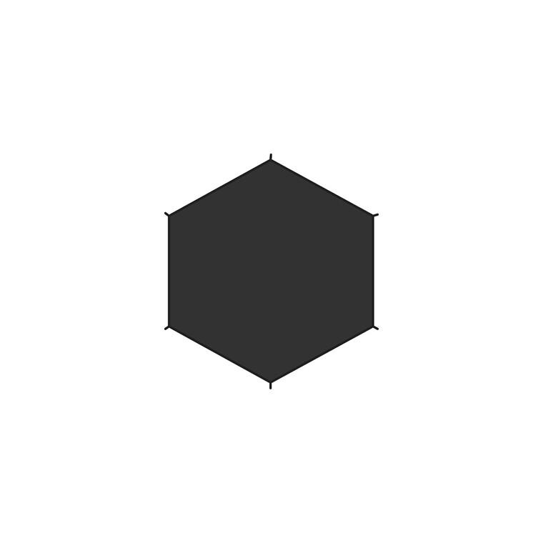 Fjällräven Dome 2 Footprint (Sort (BLACK/550))