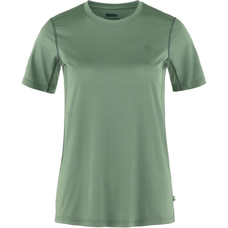 Fjällräven Womens Abisko Day Hike S/S  (Grøn (PATINA GREEN/614) X-small)