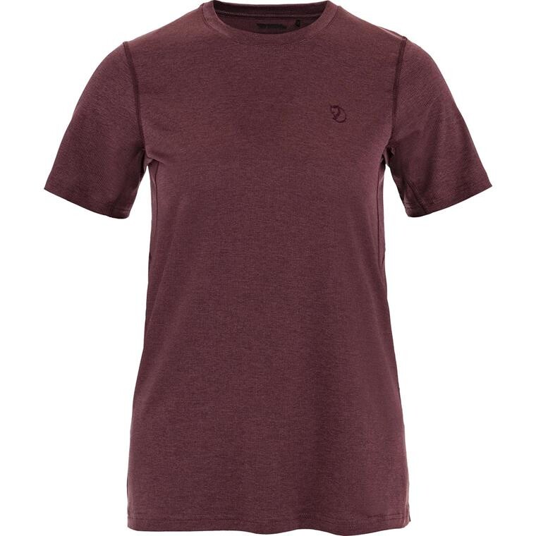 Fjällräven Womens Abisko Day Hike S/S  (Rød (PORT/357) XX-small)