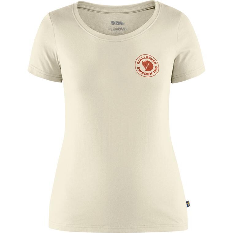 Fjällräven Womens 1960 Logo T-shirt (Hvid (CHALK WHITE/113) X-small)