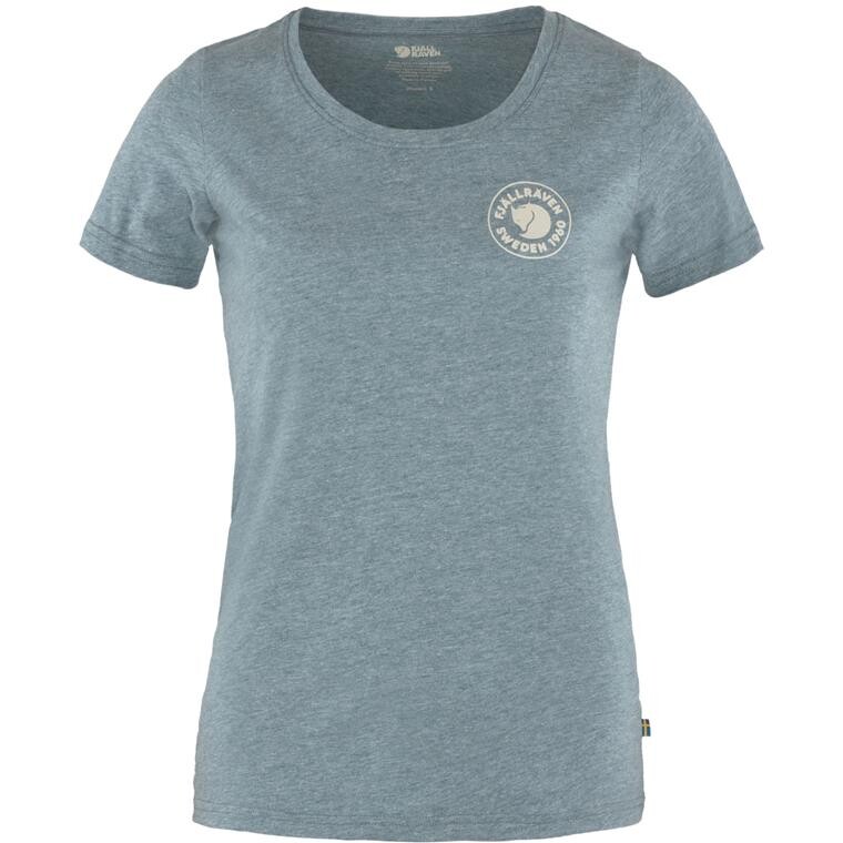 Fjällräven Womens 1960 Logo T-shirt  (Blå (INDIGO BLUE-MELANGE/534-999) X-small)
