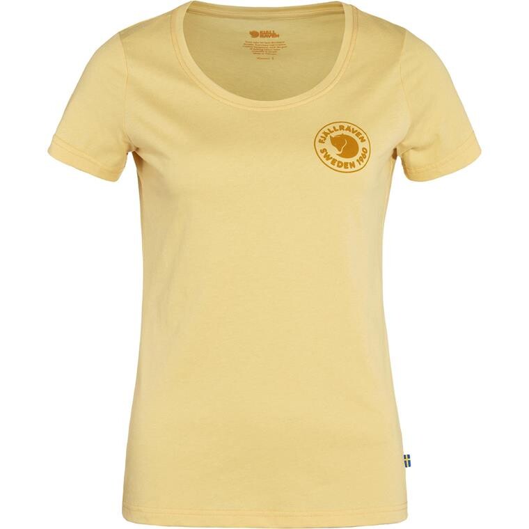 Fjällräven Womens 1960 Logo T-shirt (Gul (MAIS YELLOW/133) XX-small)