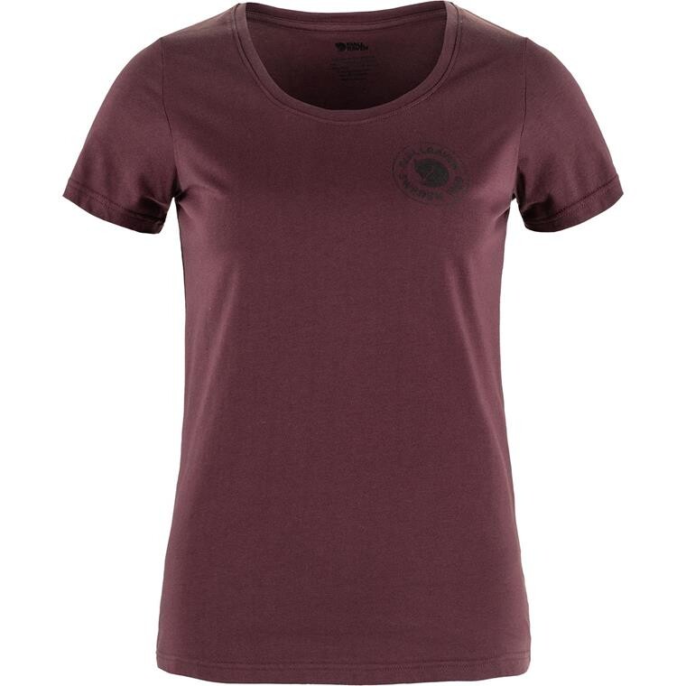 Fjällräven Womens 1960 Logo T-shirt  (Rød (PORT/357) XX-small)