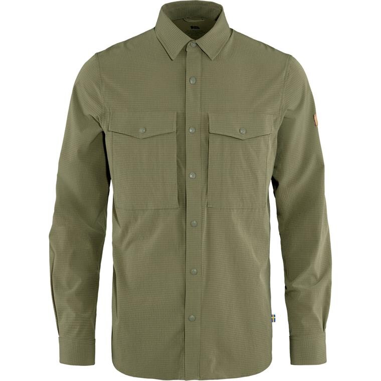 Fjällräven Mens Abisko Trekking Shirt (Beige (LIGHT OLIVE/622) X-small)