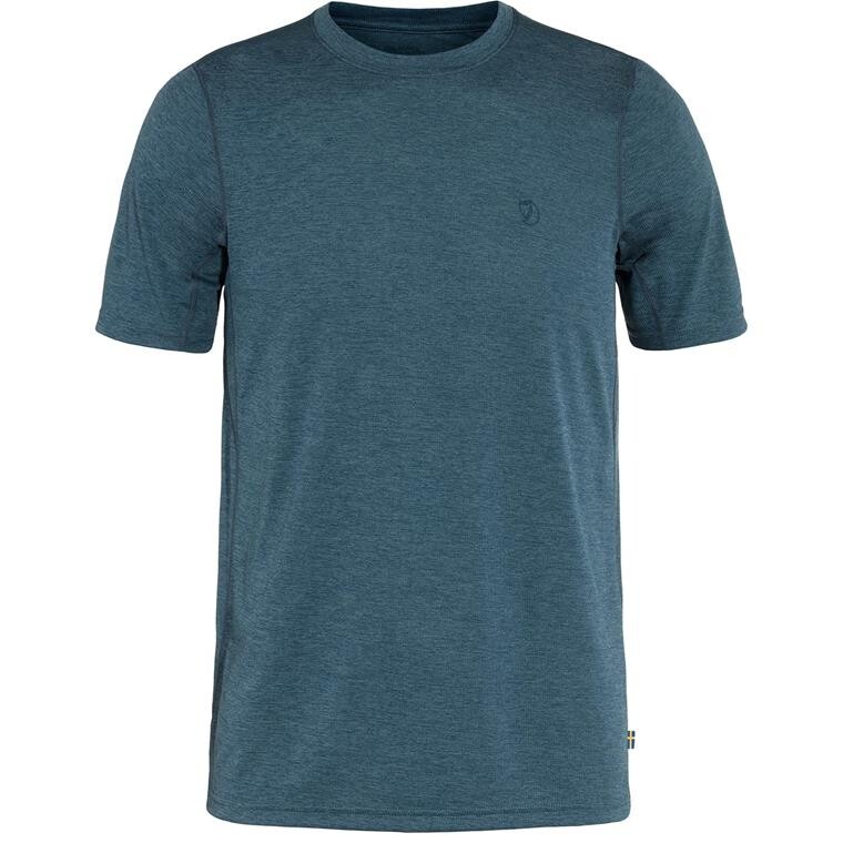 Fjällräven Mens Abisko Day Hike S/S  (Blå (INDIGO BLUE/534) X-small)