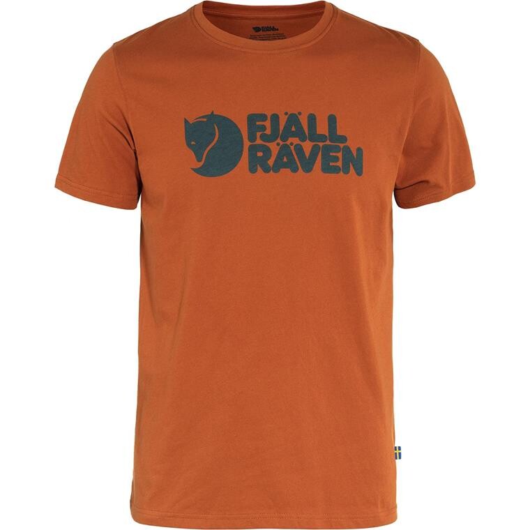 Fjällräven Mens Fjällräven Logo T-shirt (Brun (TERRACOTTA BROWN/243) X-small)