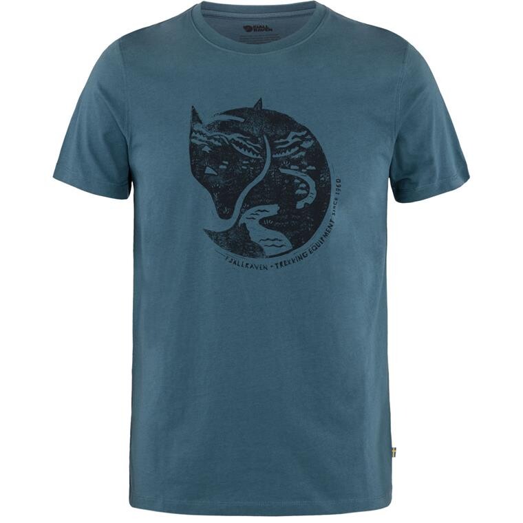 Fjällräven Mens Arctic Fox T-shirt  (Blå (INDIGO BLUE/534) X-small)