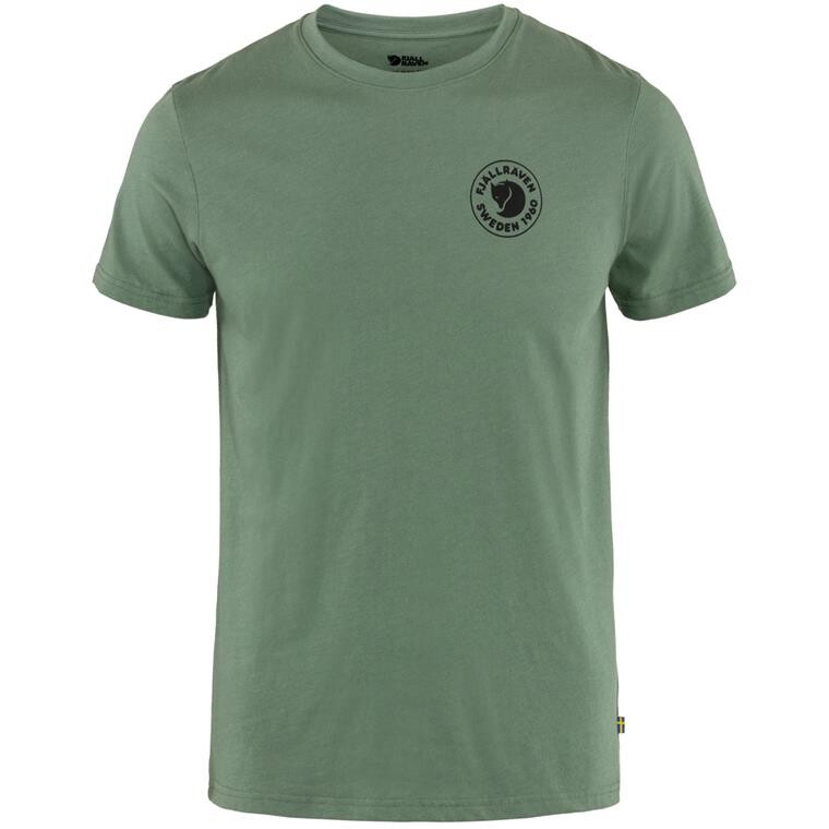 Fjällräven Mens 1960 Logo T-shirt  (Grøn (PATINA GREEN/614) X-small)