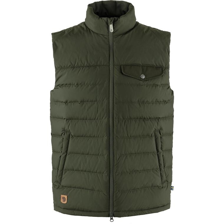 Fjällräven Mens Greenland Down Liner Vest  (Grøn (DEEP FOREST/662) Small)