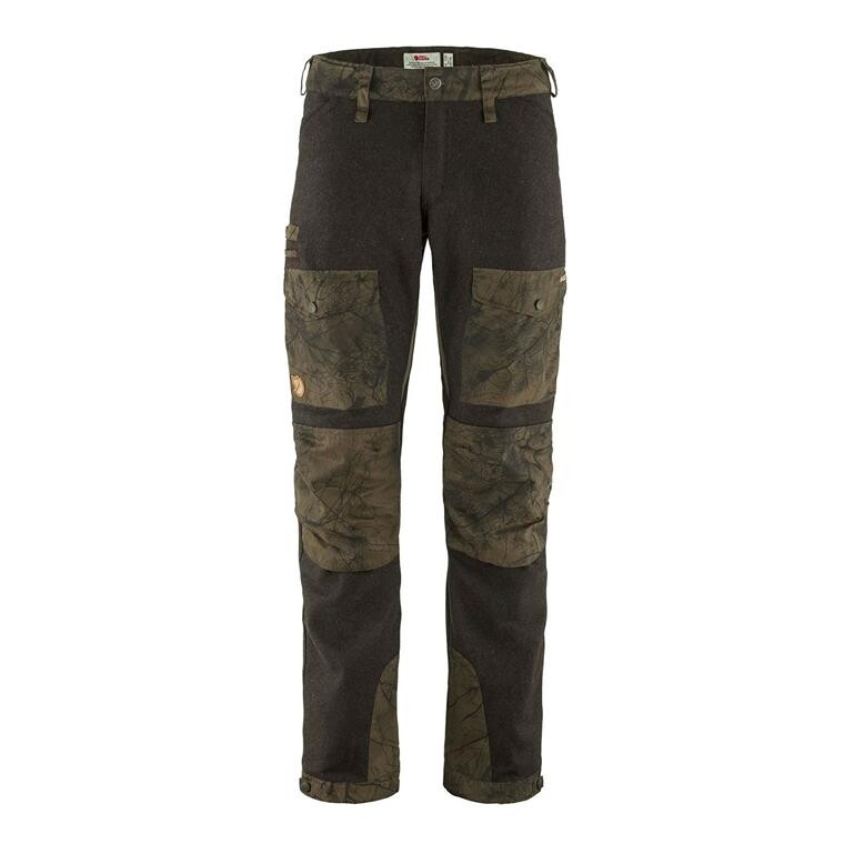Fjällräven Mens Värmland Wool Trousers  (Grøn (DK OLIVE-DK OLIVE CAMO/633-636) 48)