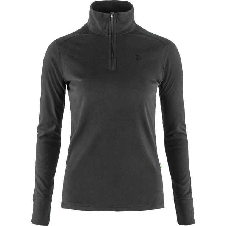 Fjällräven Womens Skare Half Zip  (Grå (DARK GREY/030) X-small)