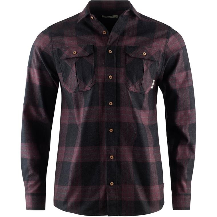 Check Dark Grey/Bordeaux