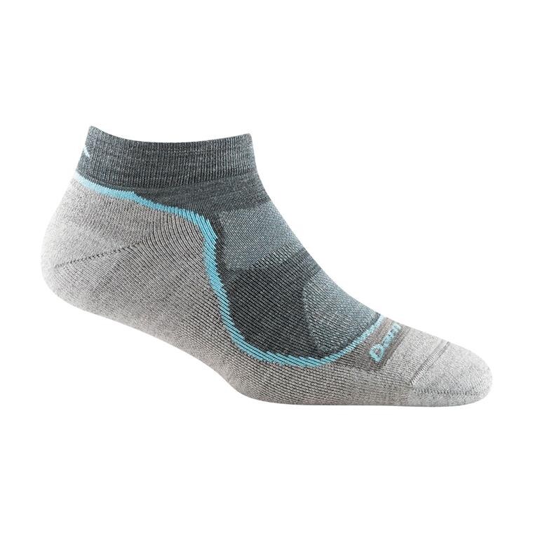 Darn Tough Womens Light Hiker No Show LW Cushion  (Grå (SLATE) 35-37,5)