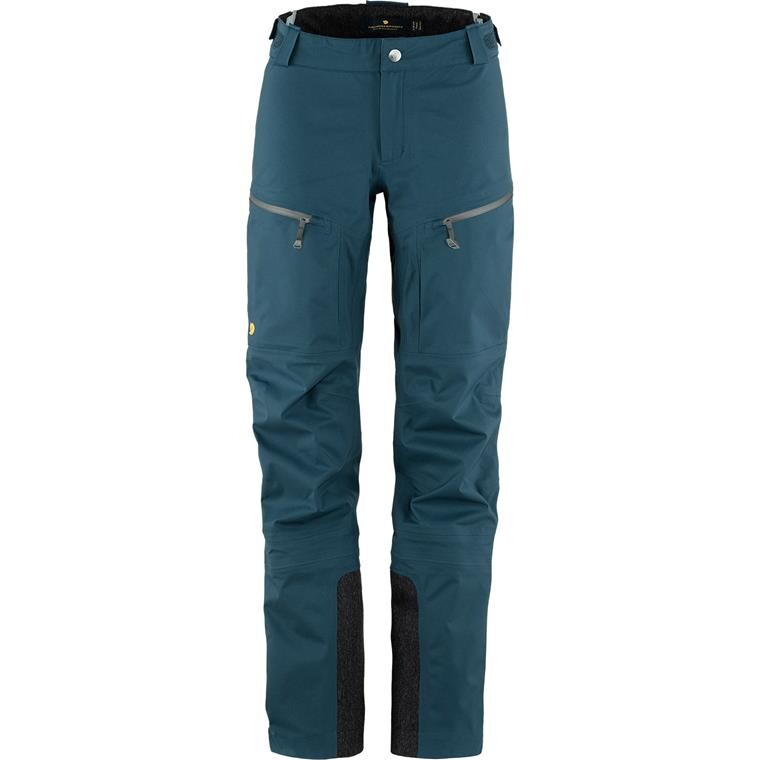 Fjällräven Womens Bergtagen Eco-shell Trousers  (Blå (MOUNTAIN BLUE/570) 46)