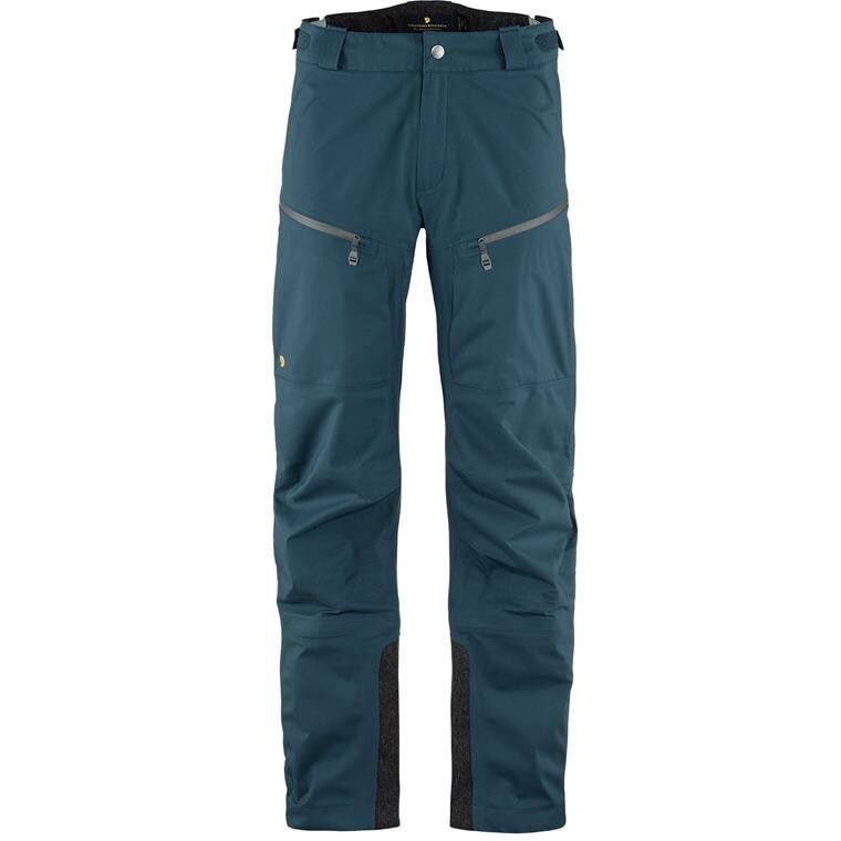 Fjällräven Mens Bergtagen Eco-shell Trousers (Blå (MOUNTAIN BLUE/570) 44)