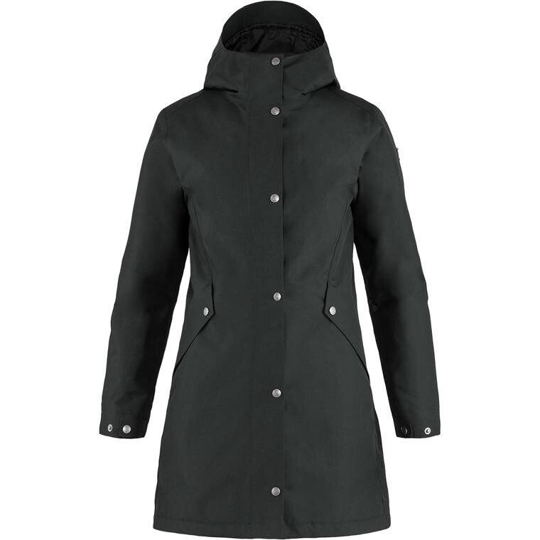 Fjällräven Womens Visby 3 In 1 Jacket  (Sort (BLACK/550) X-small)