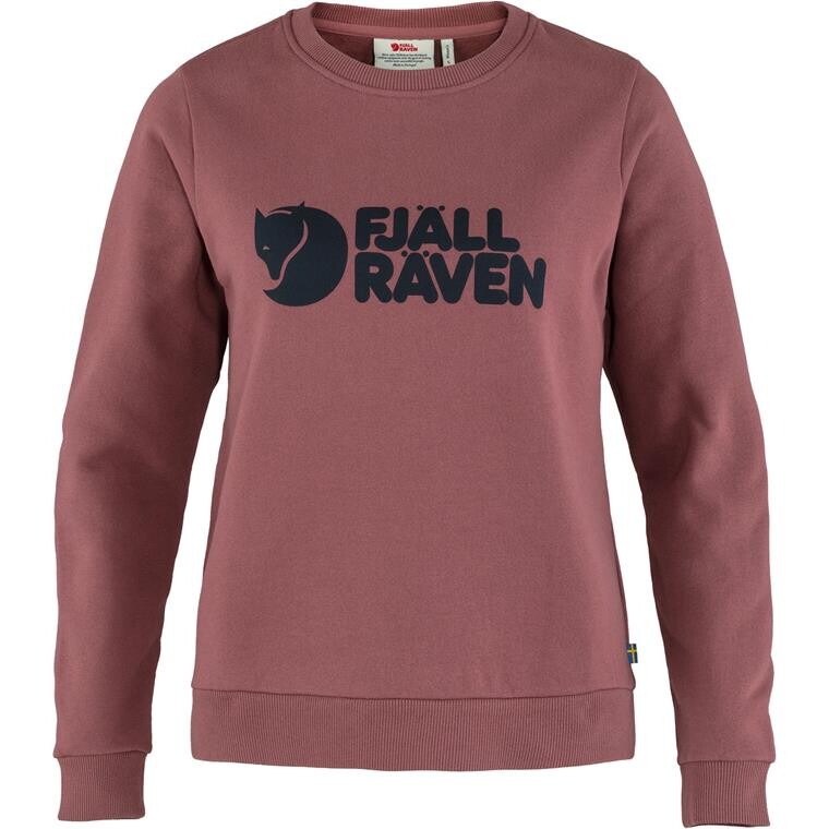 Fjällräven Womens Fjällräven Logo Sweater  (Rød (MESA PURPLE/410) X-small)