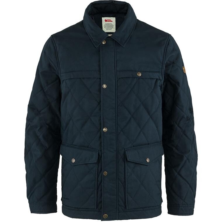 Fjällräven Mens Övik Wool Padded Jacket  (Blå (DARK NAVY/555) Medium)
