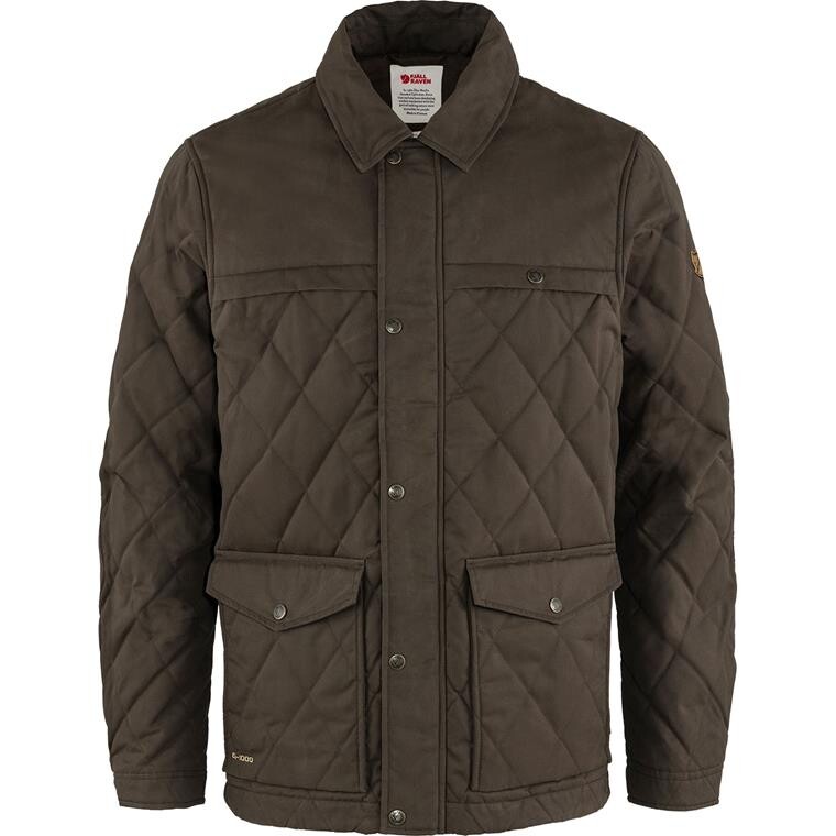 Fjällräven Mens Övik Wool Padded Jacket  (Grøn (DARK OLIVE/633) Medium)