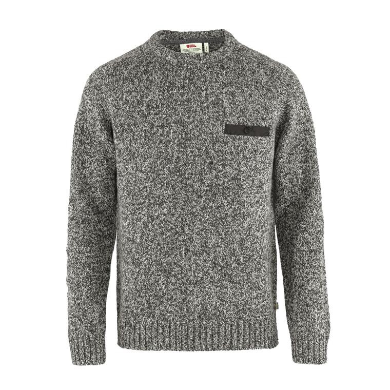 Fjällräven Mens Lada Round-neck Sweater  (Grå (GREY/020) Small)