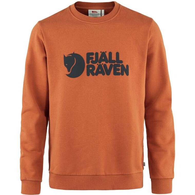 Fjällräven Mens Fjällräven Logo Sweater  (Brun (TERRACOTTA BROWN/243) X-small)