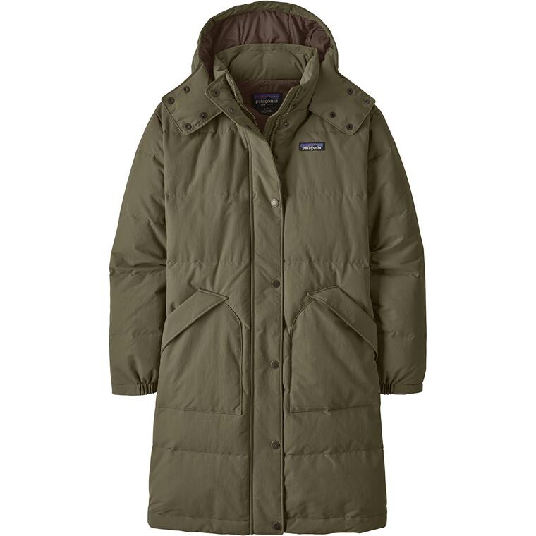 Patagonia Womens Downdrift Parka  (Grøn (BASIN GREEN) Small)