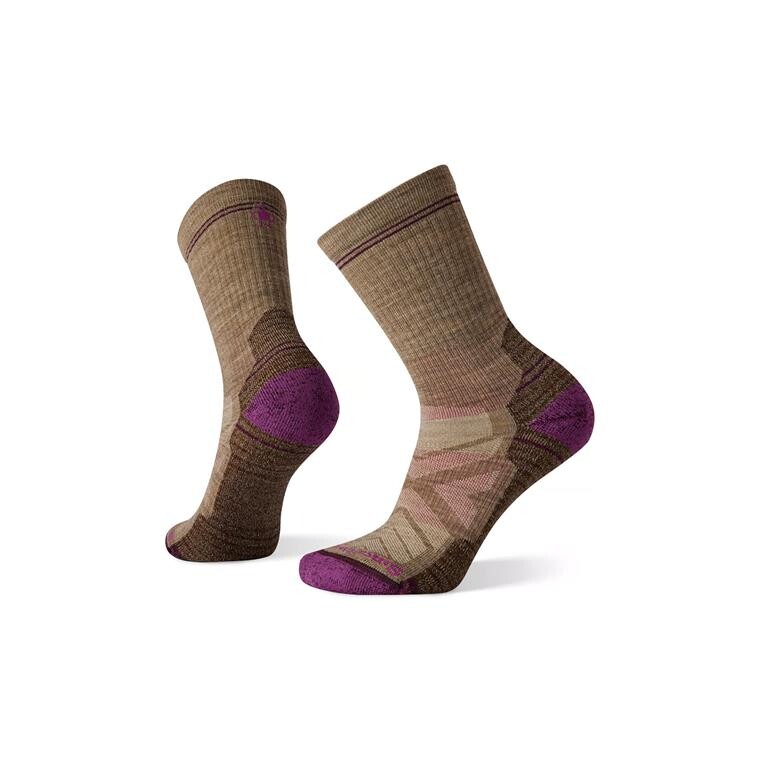 Smartwool Womens Hike Light Cushion Crew (Brun (FOSSIL) 34-37)