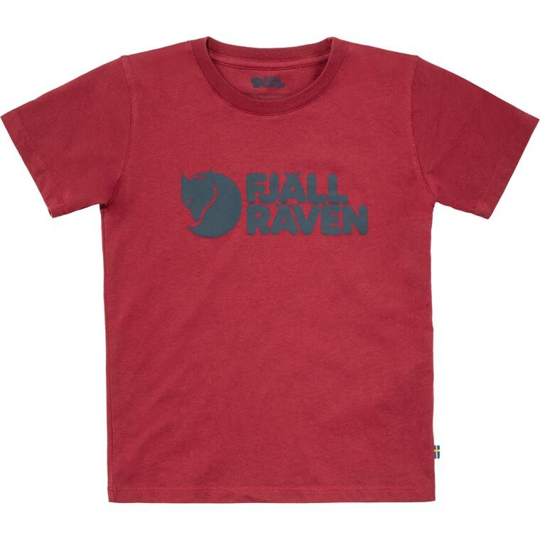 Fjällräven Kids Fjällräven Logo T-shirt (Rød (POMEGRANATE RED/346) 117 cm)