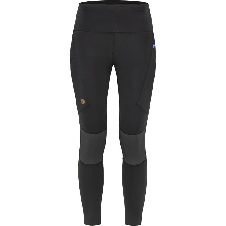 Fjällräven Womens Abisko Trekking Tights Pro  (Sort (BLACK-IRON GREY/550-048) XX-small)
